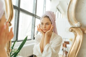 Looking at Self in Mirror